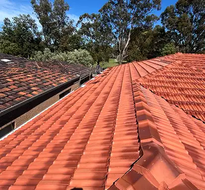 newly tiled roof